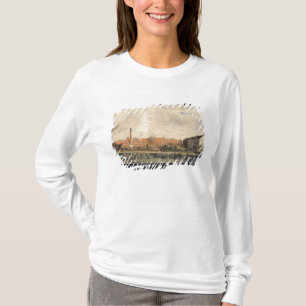 Camiseta Vista de uma fábrica do açúcar