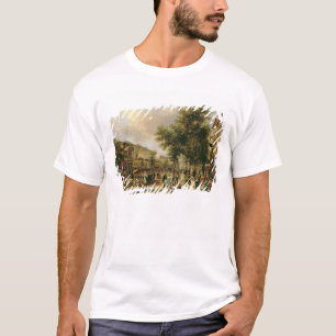 Camiseta Vista do bulevar Montmartre, Paris, 1830