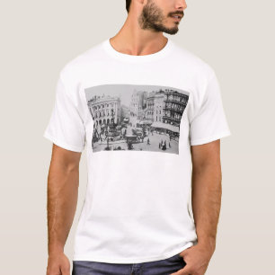 Camiseta Vista do circo de Piccadilly, C. 1900