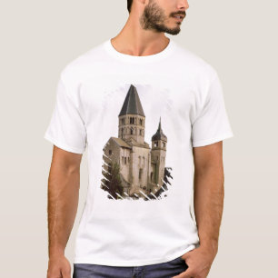 Camiseta Vista do Clocher de l'Eau Benite