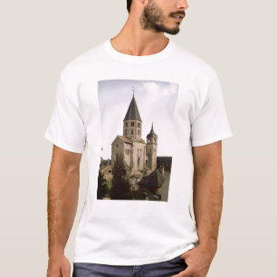 Camiseta Vista do Clocher de l'Eau Benite
