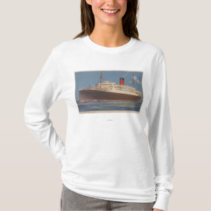Camiseta Vista do Cunard R.M.L. Franconia