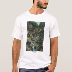 Camiseta Vista do desfiladeiro de Minnehaha