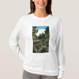 Camiseta Vista do desfiladeiro do sul da entrada