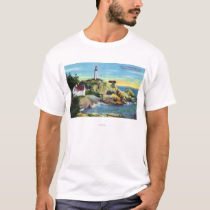 Camiseta Vista do farol 2 de Atkinson do ponto