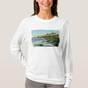 Camiseta Vista do farol de Pemaquid