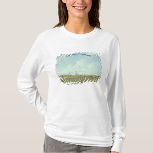 Camiseta Vista do forte St George nas Índias do leste