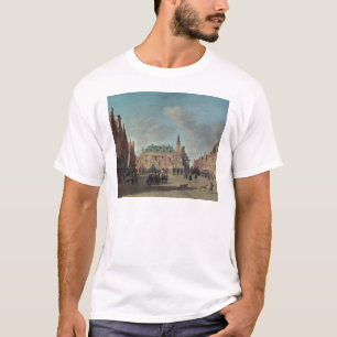 Camiseta Vista do Grote Markt em Haarlem