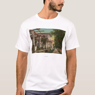 Camiseta Vista do hotel Maryland & do Pergola