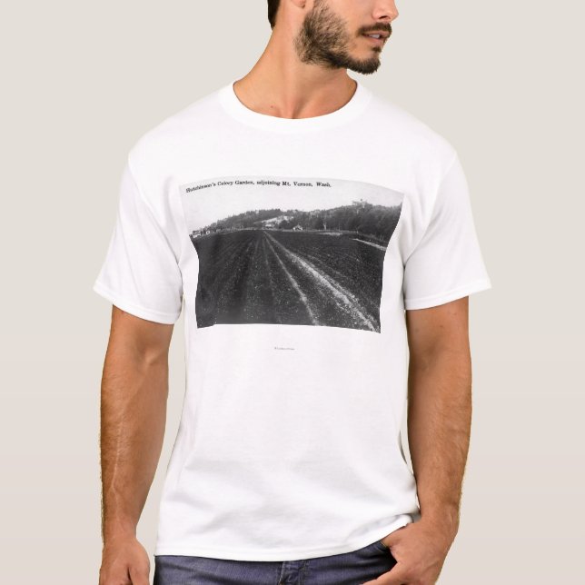 Camiseta Vista do jardim do aipo de Hutchinson (Frente)