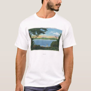 Camiseta Vista do lago Pontoosuc