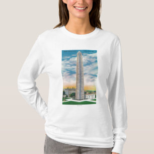 Camiseta Vista do monumento do monte de depósito