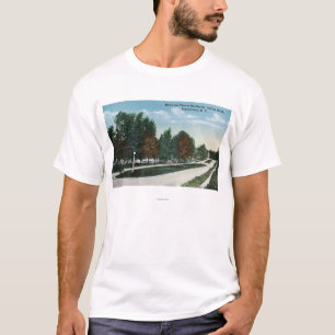 Camiseta Vista do norte da rua de Bradley