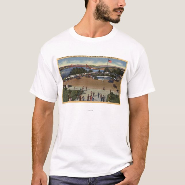 Camiseta Vista do palácio da legião de honra (Frente)