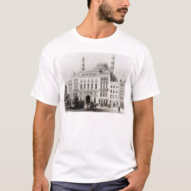 Camiseta Vista do Panopticon real da ciência e (Frente)