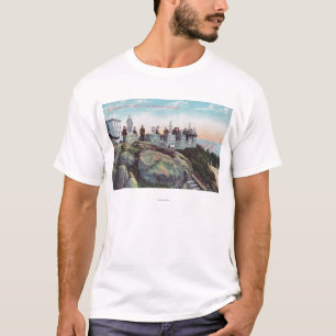 Camiseta Vista do parapeito em alturas de Sutro