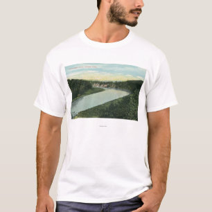 Camiseta Vista do rio de Genesee