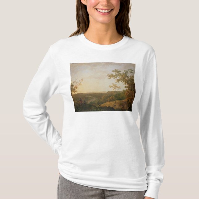 Camiseta Vista do rio Dee, c.1761 (Frente)