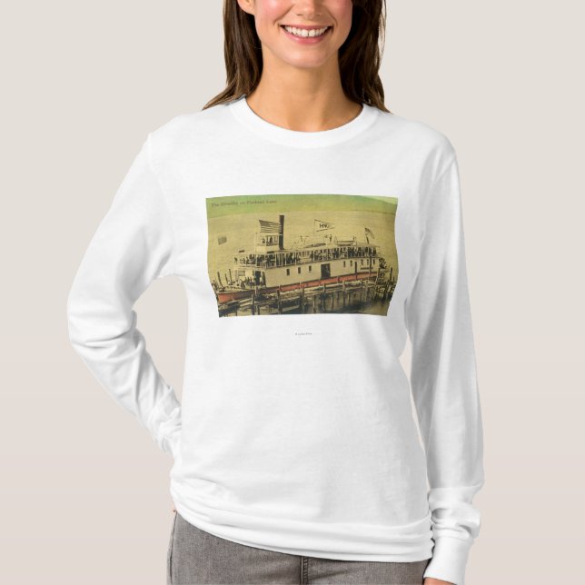 Camiseta Vista do Riverboat de Klondike (Frente)
