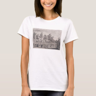 Camiseta Vista do Rotunda, casa de Ranelagh, em uma bola a