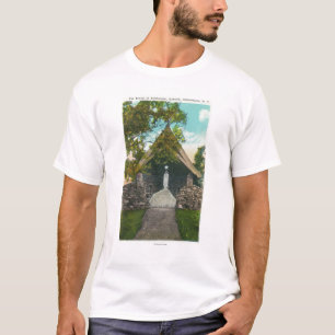 Camiseta Vista do santuário no Sanitarium em Gabriels