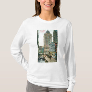 Camiseta Vista do sul na rua de Kearny da rua do cargo