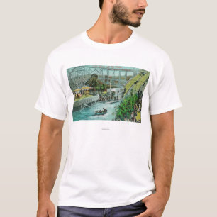 Camiseta Vista dos balanços do círculo e das rampas