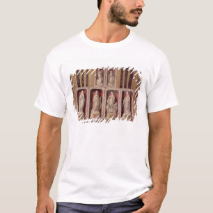 Camiseta Vista dos painéis do altarpiece fechado