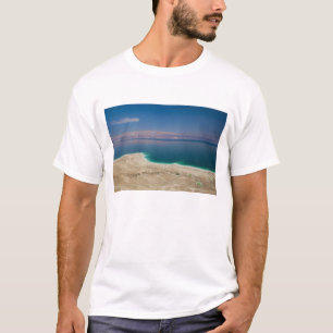 Camiseta Vista elevada do Mar Morto