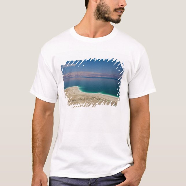Camiseta Vista elevada do Mar Morto (Frente)