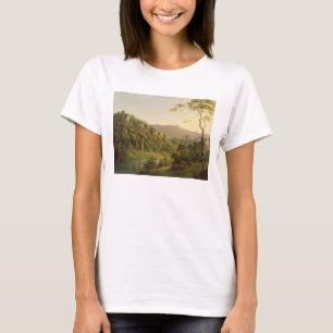 Camiseta Vista em Matlock Dale, olhando para a rocha preta