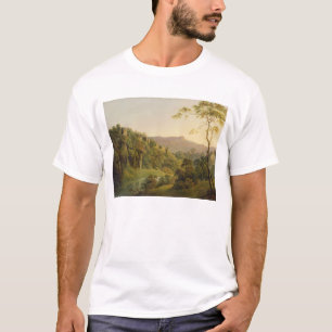 Camiseta Vista em Matlock Dale, olhando para a rocha preta