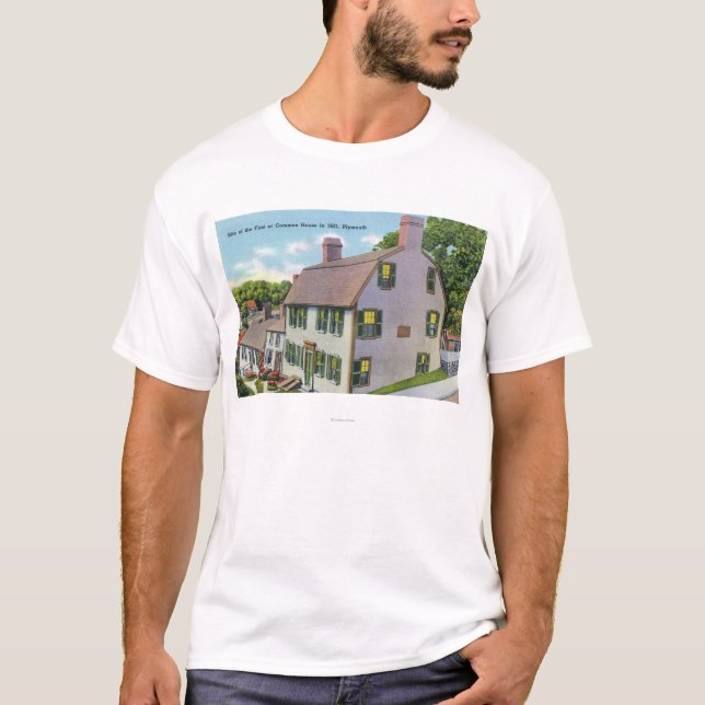 Camiseta Vista exterior da casa comum (Frente)