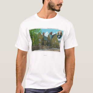 Camiseta Vista exterior da casa de sete frontões # 2