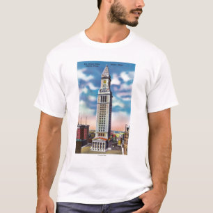 Camiseta Vista exterior da casa feita sob encomenda dos