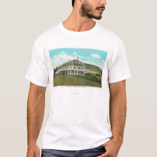 Camiseta Vista exterior da casa gêmea do Mt