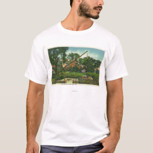 Camiseta Vista exterior da casa velha de Harlow # 2