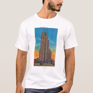 Camiseta Vista exterior da construção da torre do estado