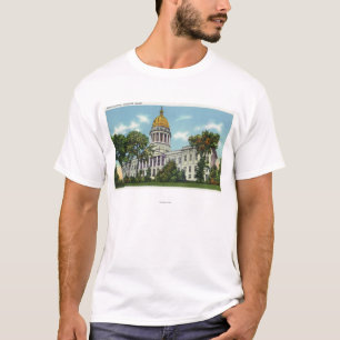 Camiseta Vista exterior da construção do Capitólio do