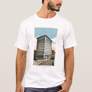 Camiseta Vista exterior da construção nova do parque