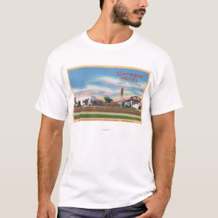 Camiseta Vista exterior da entrada MotelMerced, CA