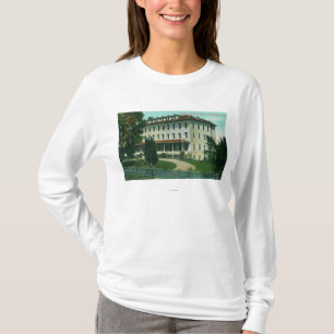 Camiseta Vista exterior da faculdade pacífica da união