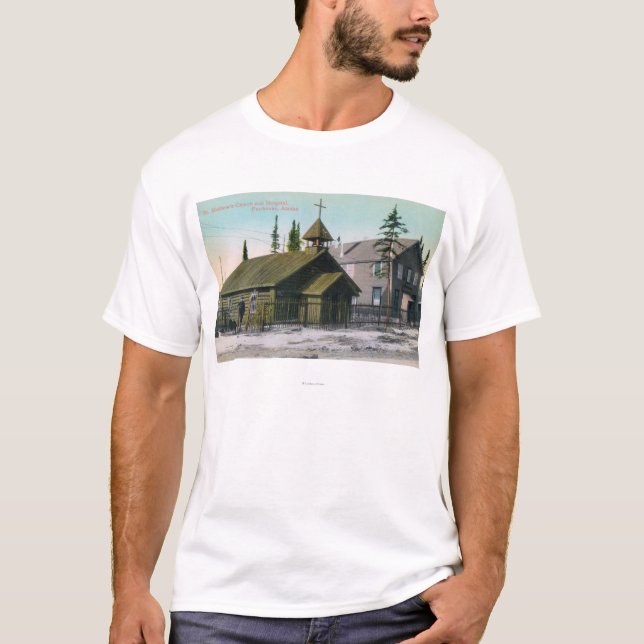 Camiseta Vista exterior da igreja do St. Mathew e (Frente)