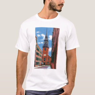 Camiseta Vista exterior da igreja norte velha