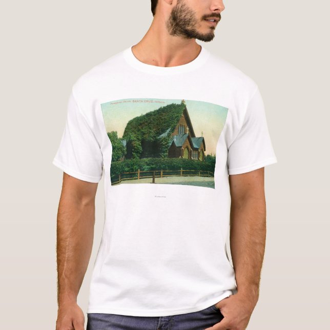 Camiseta Vista exterior da igreja presbiteriana (Frente)