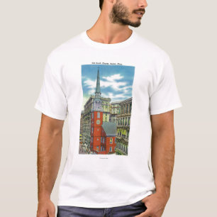 Camiseta Vista exterior da igreja sul velha