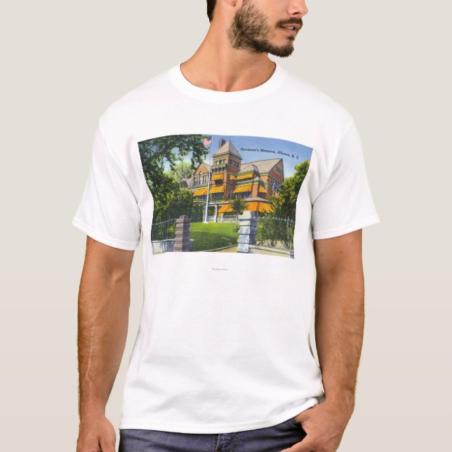 Camiseta Vista exterior da mansão do governador (Frente)