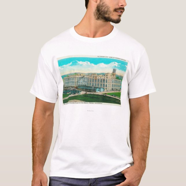Camiseta Vista exterior da planta da passa da Sun-Empregada (Frente)