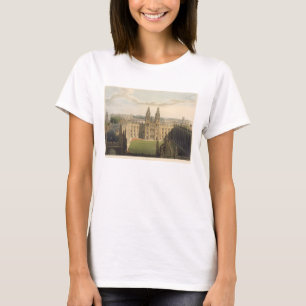 Camiseta Vista exterior de toda a faculdade das almas,