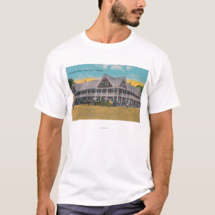 Camiseta Vista exterior do hotel de Greenville